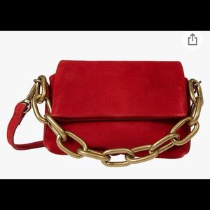 Free People Red Crossbody Purse